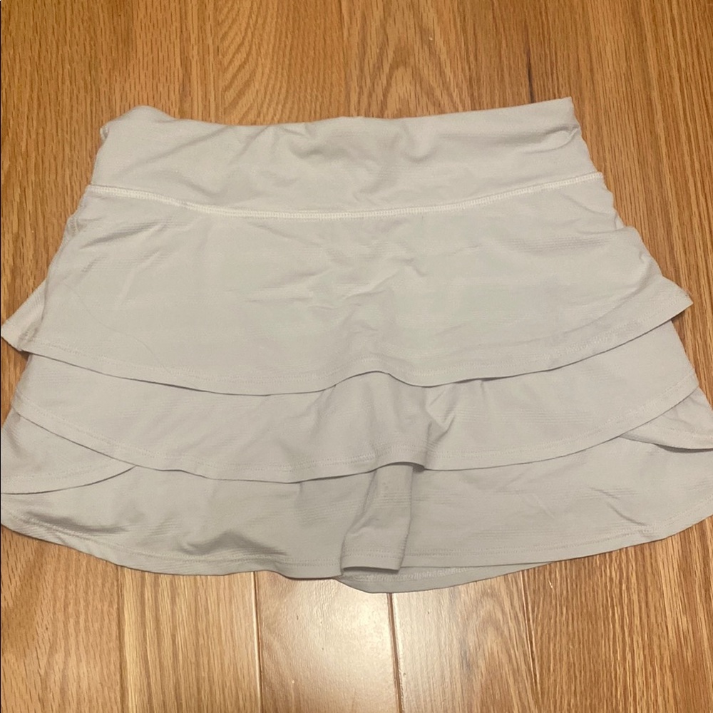 Stylish Gray Layered Skirt